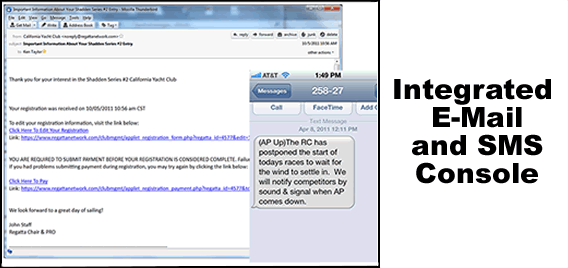 Integrated Email and SMS Messaging